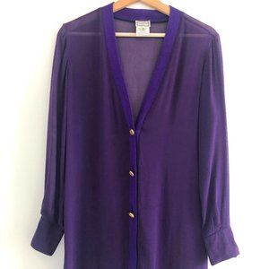 Versace Silk Cardigan